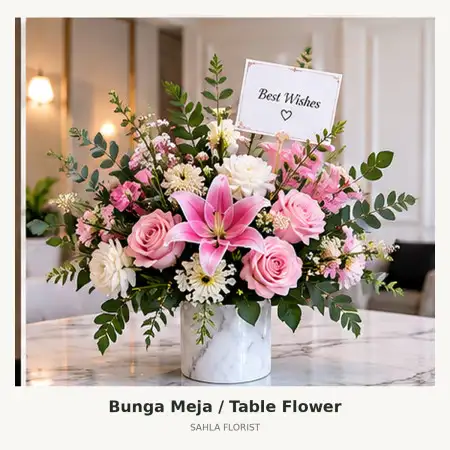 Bunga Meja Shangri La Jakarta